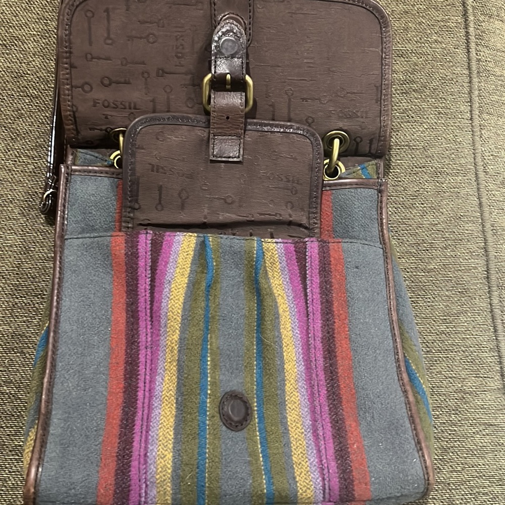 Fossil Long Live Vintage Wool Crossbody - image 4